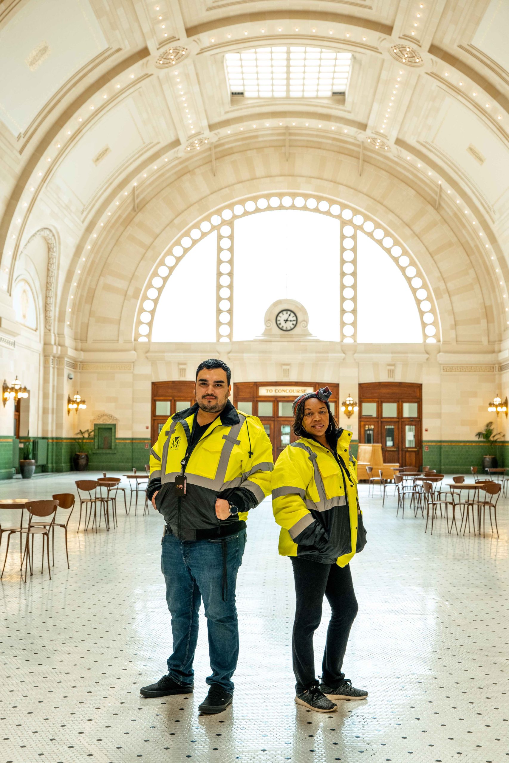 Commercial Janitors at Seattle's Union Station